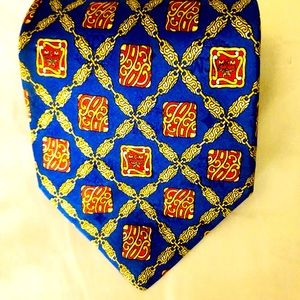 MCM monogram 100% silk tie